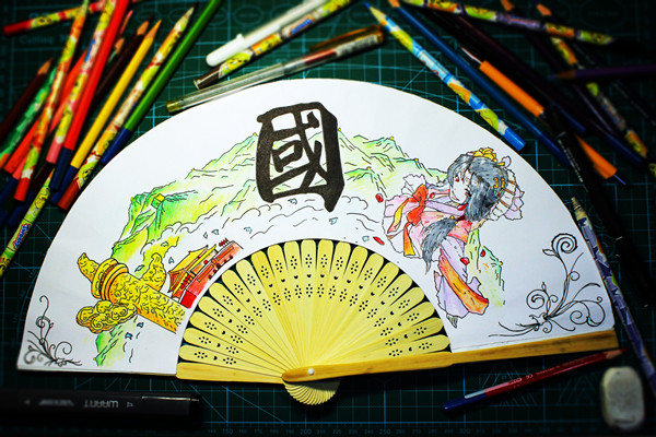 &ldquo;中国梦&rdquo;传统纸扇彩绘活动